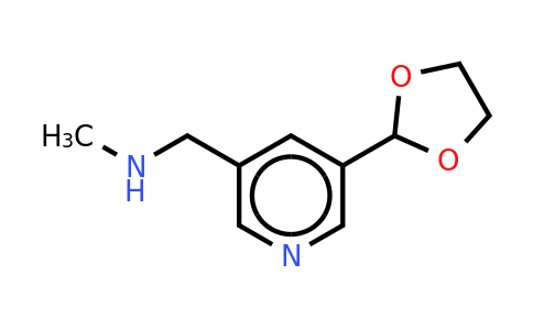 CAS 1260664-77-4 | N-([5-(1,3-dioxolan-2-YL)pyridin-3-YL]methyl)-N-methylamine