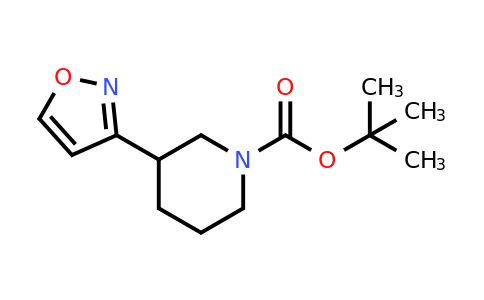 CAS 1260665-02-8 | Tert-butyl 3-isoxazol-3-ylpiperidine-1-carboxylate