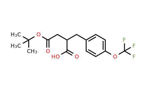 CAS 1260665-08-4 | 4-Tert-butoxy-4-oxo-2-[4-(trifluoromethoxy)benzyl]butanoic acid