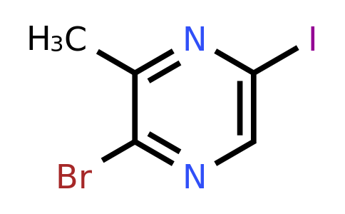 CAS 1260665-21-1 | 2-Bromo-5-iodo-3-methylpyrazine