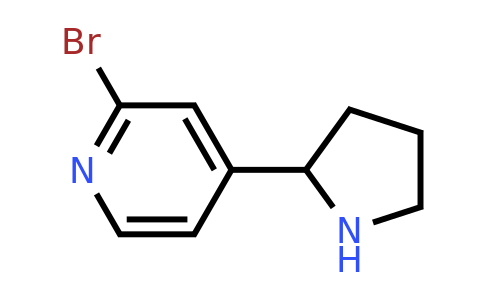 CAS 1260665-46-0 | 2-Bromo-4-(pyrrolidin-2-YL)pyridine