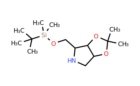 CAS 1260665-62-0 | 4-[(Tert-butyldimethylsilyloxy)methyl]-2,2-dimethyltetrahydro-3AH-[1,3]dioxolo[4,5-C]pyrrole