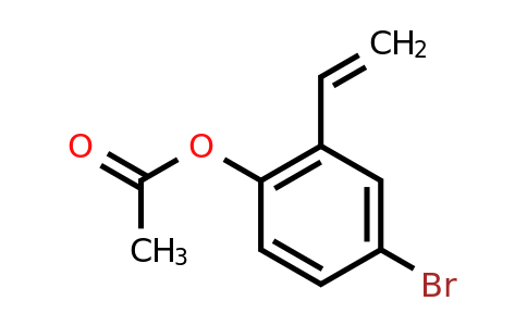 CAS 1260665-68-6 | 4-Bromo-2-vinylphenyl acetate
