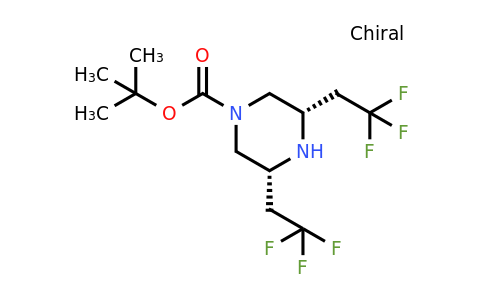 CAS 1260665-76-6 | (3S,5R)-3,5-Bis-(2,2,2-trifluoro-ethyl)-piperazine-1-carboxylic acid tert-butyl ester