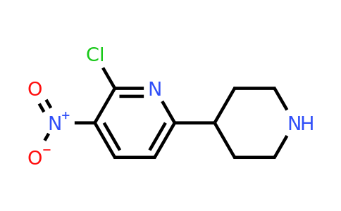 CAS 1260665-83-5 | 2-Chloro-3-nitro-6-piperidin-4-ylpyridine