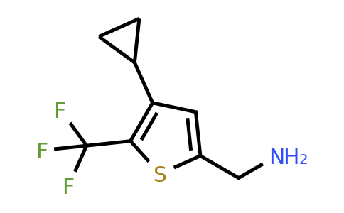 CAS 1260665-91-5 | [4-Cyclopropyl-5-(trifluoromethyl)thien-2-YL]methylamine