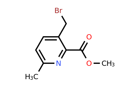 CAS 1260665-92-6 | Methyl 3-(bromomethyl)-6-methylpyridine-2-carboxylate