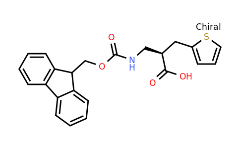 CAS 1260666-24-7 | (R)-2-[(9H-Fluoren-9-ylmethoxycarbonylamino)-methyl]-3-thiophen-2-YL-propionic acid
