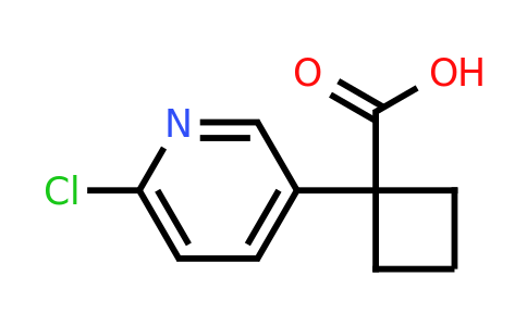 CAS 1260666-35-0 | 1-(6-Chloropyridin-3-YL)cyclobutanecarboxylic acid