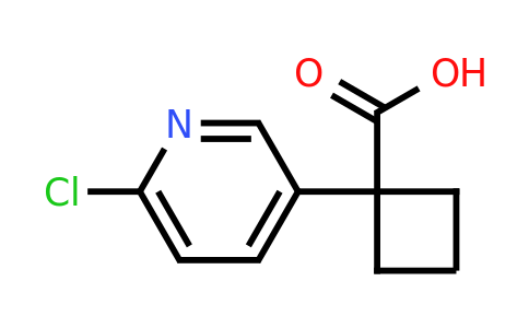 1-(6-Chloropyridin-3-YL)cyclobutanecarboxylic acid