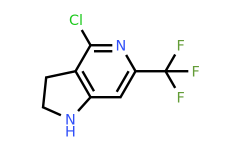 CAS 1260666-44-1 | 4-Chloro-6-(trifluoromethyl)-2,3-dihydro-1H-pyrrolo[3,2-C]pyridine