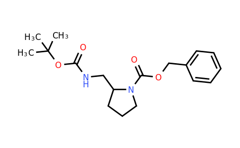CAS 1260666-89-4 | Benzyl 2-([(tert-butoxycarbonyl)amino]methyl)pyrrolidine-1-carboxylate