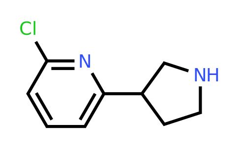 CAS 1260666-95-2 | 2-Chloro-6-(pyrrolidin-3-YL)pyridine
