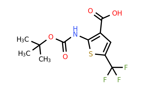 CAS 1260667-04-6 | 2-[(Tert-butoxycarbonyl)amino]-5-(trifluoromethyl)thiophene-3-carboxylic acid