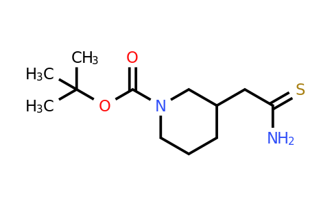 CAS 1260667-06-8 | Tert-butyl 3-(2-amino-2-thioxoethyl)piperidine-1-carboxylate