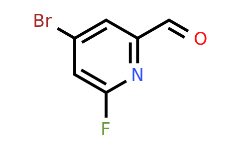 CAS 1260667-10-4 | 4-Bromo-6-fluoropyridine-2-carbaldehyde