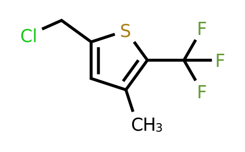 CAS 1260667-14-8 | 5-(Chloromethyl)-3-methyl-2-(trifluoromethyl)thiophene