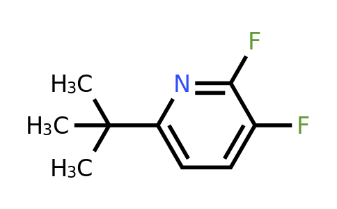 CAS 1260667-28-4 | 6-Tert-butyl-2,3-difluoropyridine
