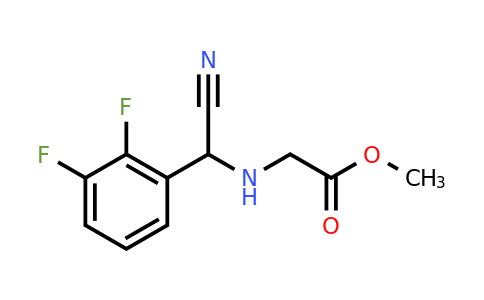 CAS 1260667-51-3 | Methyl ([cyano(2,3-difluorophenyl)methyl]amino)acetate