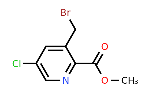 CAS 1260667-62-6 | Methyl 3-(bromomethyl)-5-chloropyridine-2-carboxylate