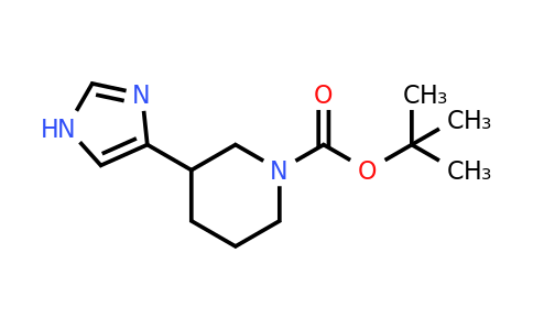 CAS 1260667-71-7 | Tert-butyl 3-(1H-imidazol-4-YL)piperidine-1-carboxylate