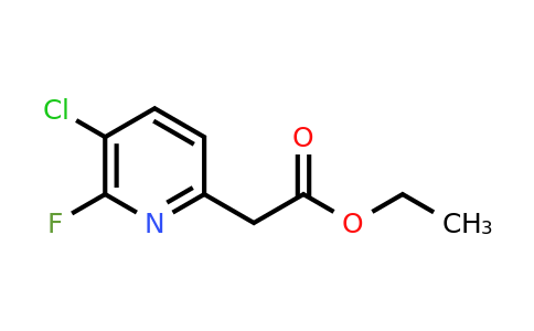 CAS 1260667-75-1 | Ethyl (5-chloro-6-fluoropyridin-2-YL)acetate