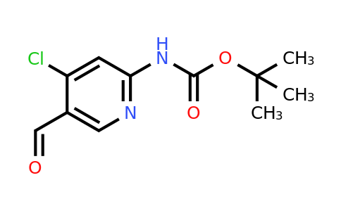 CAS 1260667-76-2 | Tert-butyl 4-chloro-5-formylpyridin-2-ylcarbamate