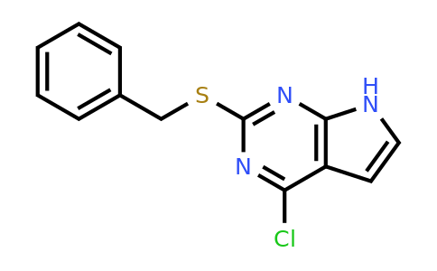 CAS 1260667-80-8 | 2-(Benzylthio)-4-chloro-7H-pyrrolo[2,3-D]pyrimidine