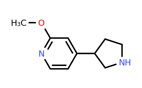 CAS 1260667-82-0 | 2-Methoxy-4-(pyrrolidin-3-YL)pyridine
