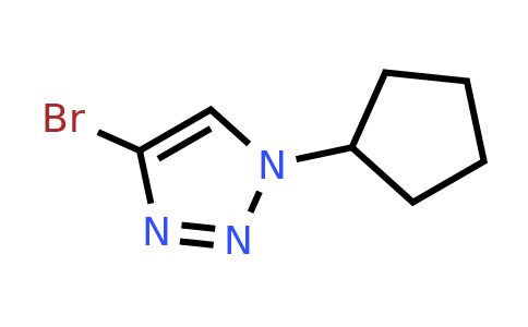 CAS 1260667-93-3 | 4-Bromo-1-cyclopentyl-1H-1,2,3-triazole