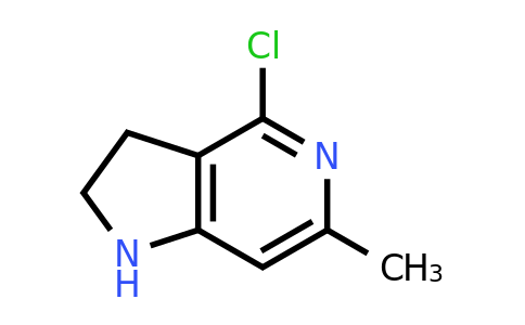 CAS 1260669-80-4 | 4-Chloro-6-methyl-2,3-dihydro-1H-pyrrolo[3,2-C]pyridine