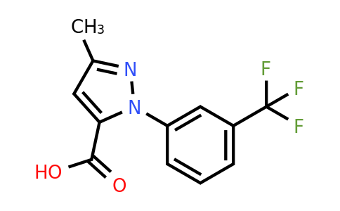 CAS 126067-58-1 | 3-Methyl-1-(3-(trifluoromethyl)phenyl)-1H-pyrazole-5-carboxylic acid