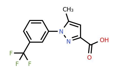 CAS 126067-60-5 | 5-Methyl-1-(3-(trifluoromethyl)phenyl)-1H-pyrazole-3-carboxylic acid