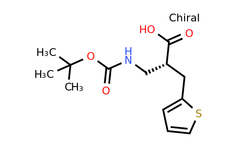 CAS 1260670-56-1 | (R)-2-(Tert-butoxycarbonylamino-methyl)-3-thiophen-2-YL-propionic acid