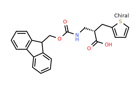 CAS 1260670-61-8 | (S)-2-[(9H-Fluoren-9-ylmethoxycarbonylamino)-methyl]-3-thiophen-2-YL-propionic acid
