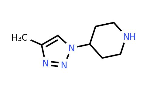 CAS 1260670-77-6 | 4-(4-Methyl-1H-1,2,3-triazol-1-YL)piperidine