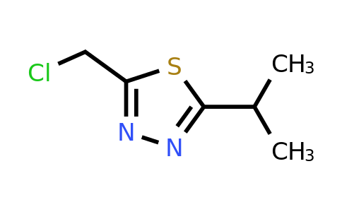 CAS 1260670-84-5 | 2-(Chloromethyl)-5-isopropyl-1,3,4-thiadiazole