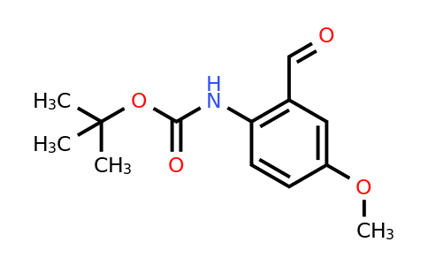 CAS 1260670-85-6 | (2-Formyl-4-methoxy-phenyl)-carbamic acid tert-butyl ester
