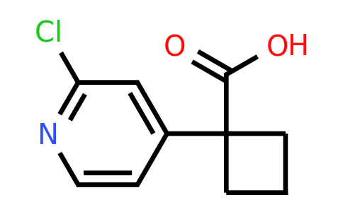 CAS 1260671-03-1 | 1-(2-Chloropyridin-4-YL)cyclobutanecarboxylic acid