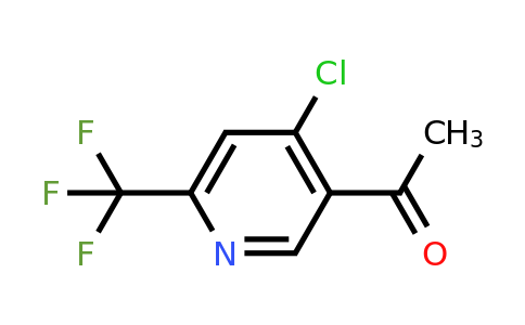 CAS 1260671-18-8 | 1-[4-Chloro-6-(trifluoromethyl)pyridin-3-YL]ethanone