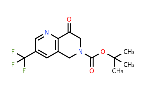 CAS 1260671-40-6 | Tert-butyl 8-oxo-3-(trifluoromethyl)-7,8-dihydro-1,6-naphthyridine-6(5H)-carboxylate