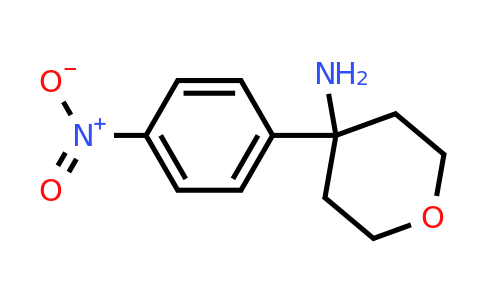 CAS 1260671-42-8 | 4-(4-Nitrophenyl)tetrahydro-2H-pyran-4-amine