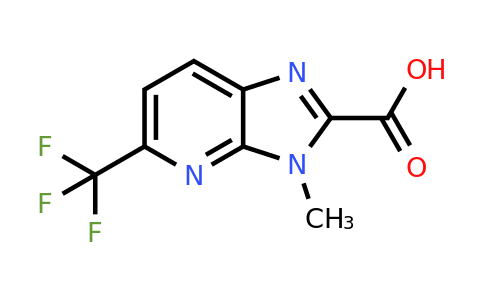 CAS 1260671-73-5 | 3-Methyl-5-(trifluoromethyl)-3H-imidazo[4,5-B]pyridine-2-carboxylic acid