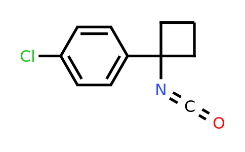 CAS 1260671-89-3 | 1-Chloro-4-(1-isocyanatocyclobutyl)benzene