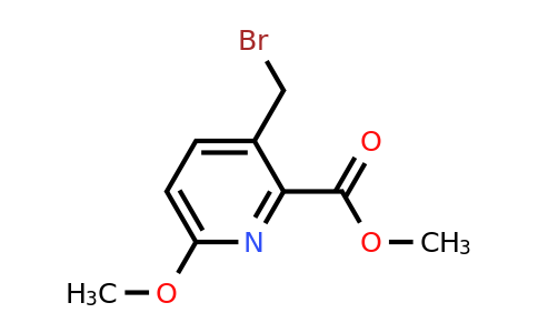CAS 1260671-92-8 | Methyl 3-(bromomethyl)-6-methoxypyridine-2-carboxylate