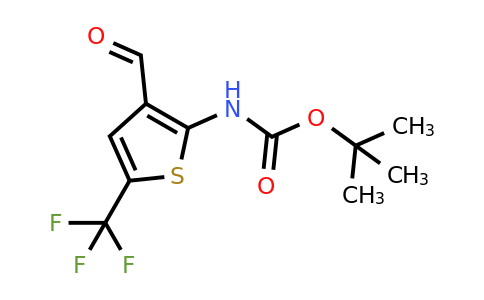 CAS 1260672-02-3 | Tert-butyl 3-formyl-5-(trifluoromethyl)thien-2-ylcarbamate