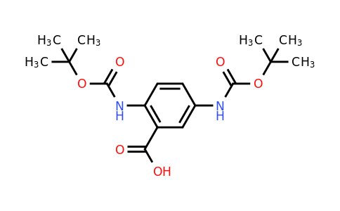 CAS 1260672-05-6 | 2,5-Bis[(tert-butoxycarbonyl)amino]benzoic acid