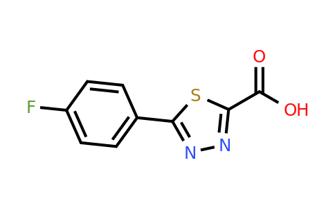 CAS 1260672-44-3 | 5-(4-Fluorophenyl)-1,3,4-thiadiazole-2-carboxylic acid