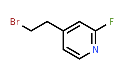 CAS 1260672-45-4 | 4-(2-Bromoethyl)-2-fluoropyridine