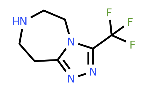 CAS 1260672-49-8 | 3-(Trifluoromethyl)-6,7,8,9-tetrahydro-5H-[1,2,4]triazolo[4,3-D][1,4]diazepine